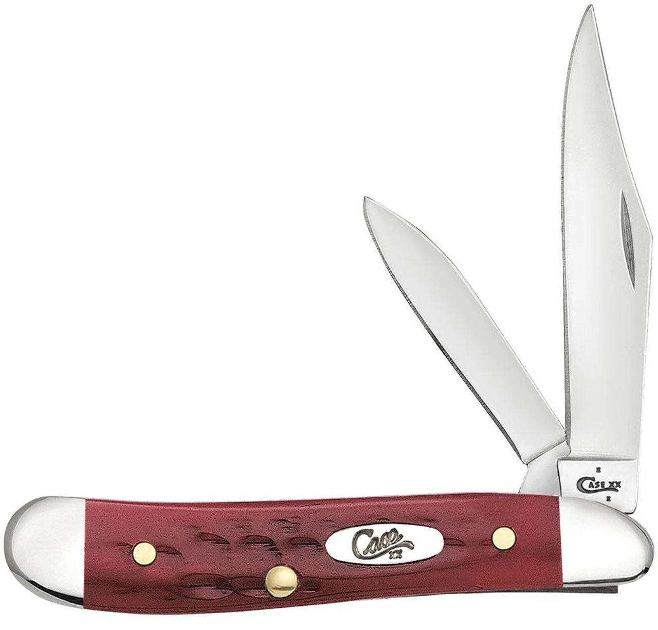 Case Knives 00781 Pocket Worn® Corn Cob Jig Old Red Bone Peanut 3 Case Knives 00781 Pocket Worn® Corn Cob Jig Old Red Bone Peanut