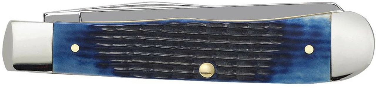 Case Knives 02800 Rogers Corn Cob Jig Blue Bone Trapper 5 Case Knives 02800 Rogers Corn Cob Jig Blue Bone Trapper - Image 3