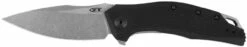 Zero Tolerance 0357 Assisted Flipper Knife CPM-20CV Working Drop Point Blade, Black G10 Handles