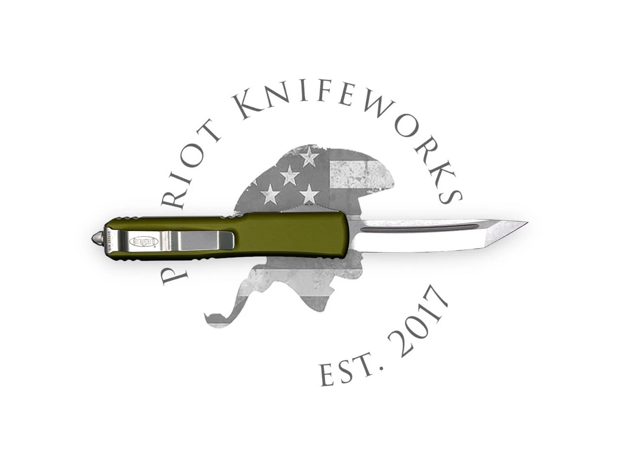 Microtech 123-10OD Ultratech T/E OD Green Stonewash Standard 4 Microtech 123-10OD Ultratech T/E OD Green Stonewash Standard - Image 2