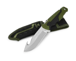 Buck Knives 657 Large Pursuit Guthook Knife - Green/Black