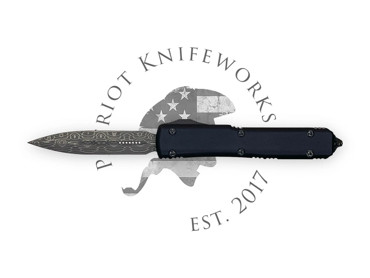 Microtech 122-16S Ultratech D/E Signature Series Damascus Standard Ringed Hardware 3 Microtech 122-16S Ultratech D/E Signature Series Damascus Standard Ringed Hardware