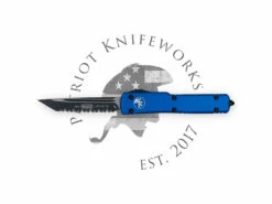 Microtech 149-3BL UTX-70 T/E Blue Full Serrated