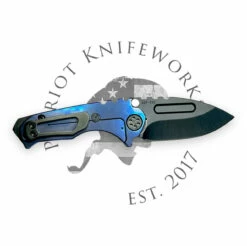 MEDFORD MICRO T S35VN PVD DP BLADE, BLUE DIAMOND CHECKERED HANDLES, PVD HW/CLIP, PVD BREAKER -PATRIOT KNIFEWORKS Sales 0CF203CD 7E74 4EB4 B75C 460E30E9DD2C 85556.1696270014