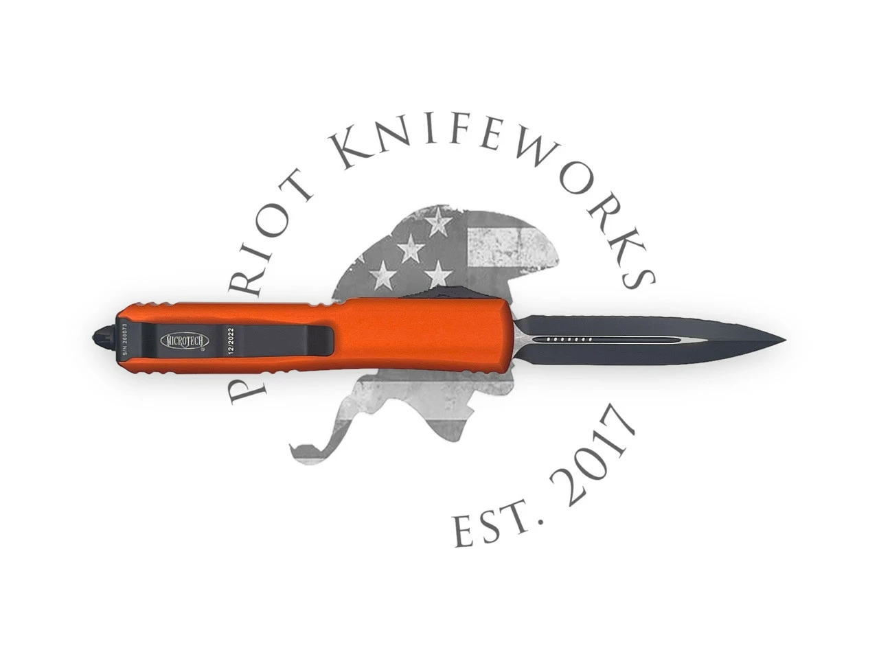 Microtech 122-3OR Ultratech D/E Orange Full Serrated 4 Microtech 122-3OR Ultratech D/E Orange Full Serrated - Image 2