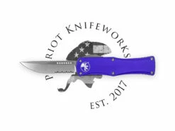 Microtech 703-11PU Hera S/E Purple Stonewash Partial Serrated