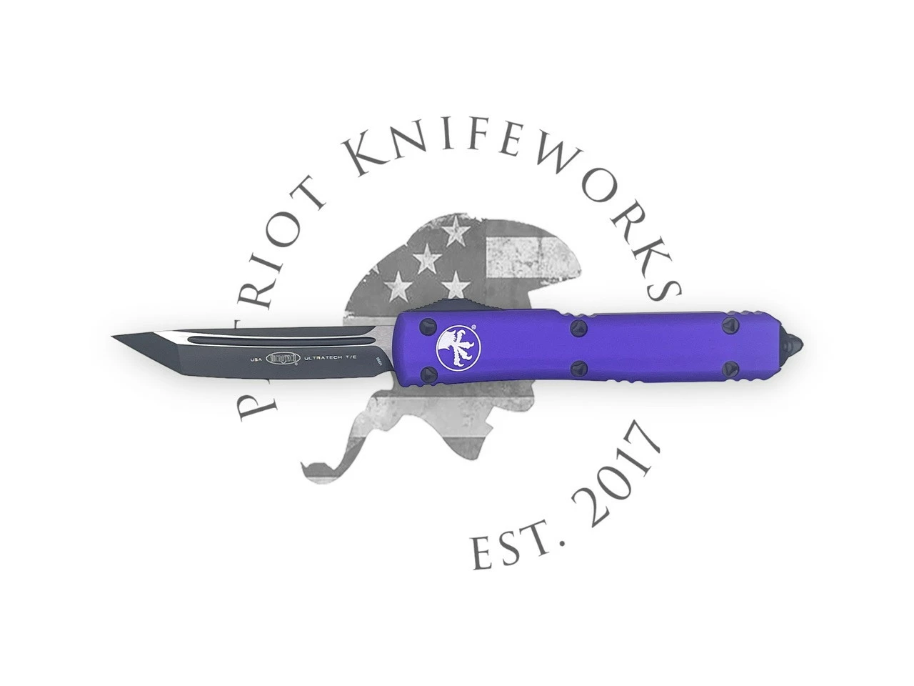 Microtech 123-1PU Ultratech T/E Purple Standard 3 Microtech 123-1PU Ultratech T/E Purple Standard
