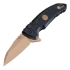 SIG X1-MicroFlip Emperor Scorpion Manual Flipper: 2.75" Wharncliffe Blade - FDE PVD Finish, Solid Black G10 Frame -PATRIOT KNIFEWORKS Sales 16160 1 20454.1656003549
