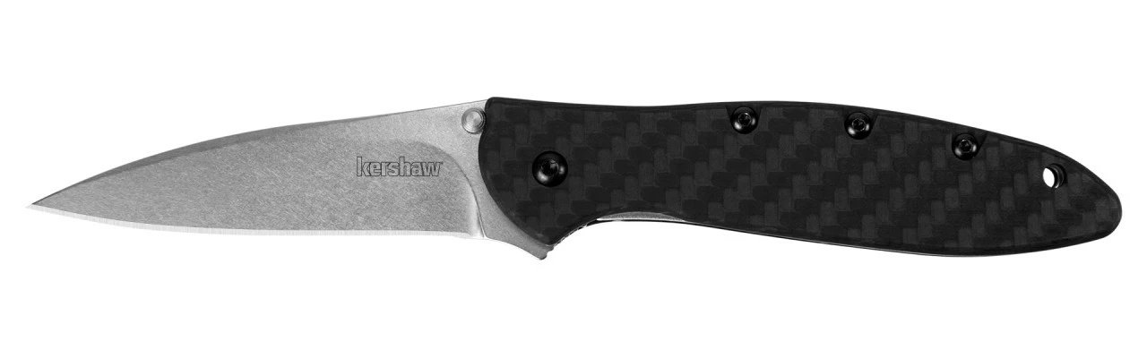 Kershaw LEEK - CPM154, CARBON FIBER, STONEWASH 3 Kershaw LEEK - CPM154, CARBON FIBER, STONEWASH