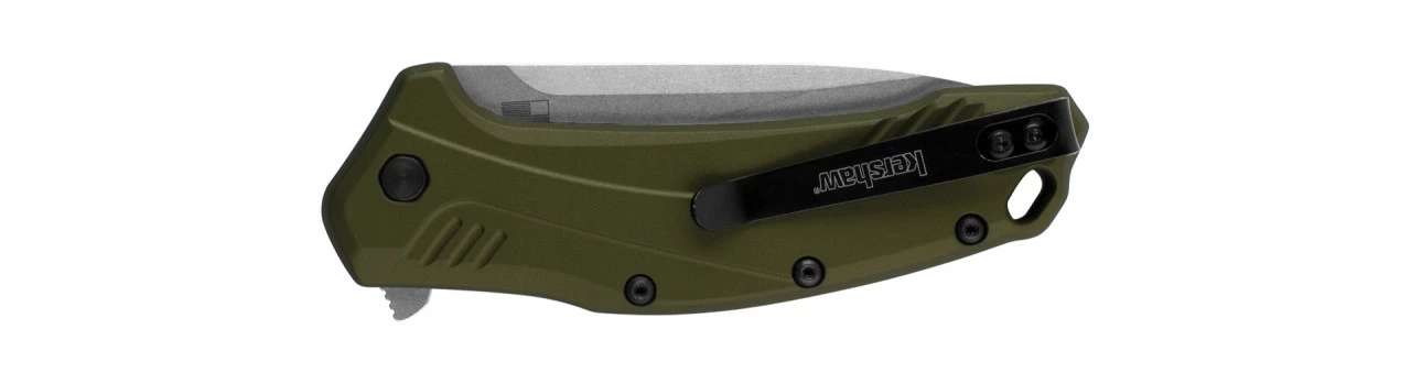 Kershaw Link Olive Aluminum 1776OLSW 4 Kershaw Link Olive Aluminum 1776OLSW - Image 2
