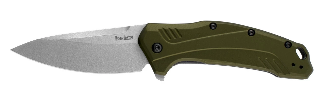 Kershaw Link Olive Aluminum 1776OLSW 3 Kershaw Link Olive Aluminum 1776OLSW
