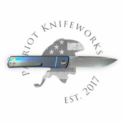 MEDFORD GENTLEMAN JACK 2 S45VN TUMBLED BLADE, BLUE AMERICAN FLAG HANDLES, BRONZE HARDWARE -PATRIOT KNIFEWORKS Sales 17F987BA A0F3 4134 925D 577ABB62CE37 41975.1696008154