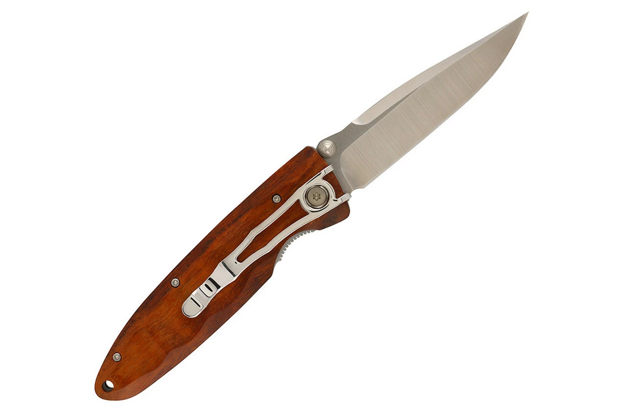 Mcusta MC-18V Classic Wave VG-10 Blade Ironwood 4.37" Folding Knife 4 Mcusta MC-18V Classic Wave VG-10 Blade Ironwood 4.37" Folding Knife - Image 2