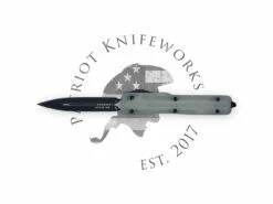 Microtech 147-1GTJGS UTX-70 D/E Signature Series Jade Green G10 Composite Top Standard