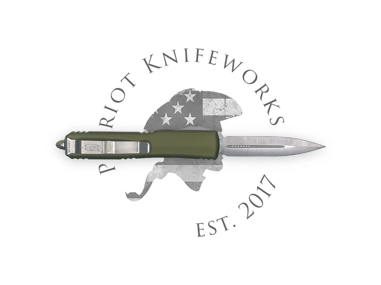 Microtech 122-4OD Ultratech D/E OD Green Satin Standard 4 Microtech 122-4OD Ultratech D/E OD Green Satin Standard - Image 2