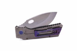 Medford TFF-1 S45VN Tumbled Blade, Tumbled Handles, Violet HW, Brsh/Vio Clip -PATRIOT KNIFEWORKS Sales 23CB88C0 733B 411E 8AFC 03037DB046EB 94036.1674578853