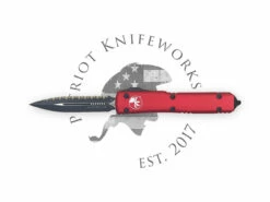 Microtech 122-3RD Ultratech D/E Red Full Serrated