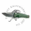 Smooth Criminal S35VN Tumbled Blade, Green Handles, Bronze HW/Clip -PATRIOT KNIFEWORKS Sales 2EF87AAD 9037 402A 9858 6A6DA0A265D5 54638.1694813361