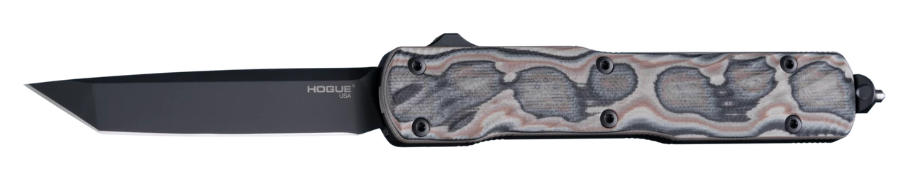 Hogue Counterstrike OTF Automatic: 3.35" Tanto Blade - Black Finish, Aluminum Case & G-Mascus Dark Earth G10 Cover - 34867 3 Hogue Counterstrike OTF Automatic: 3.35" Tanto Blade - Black Finish, Aluminum Case & G-Mascus Dark Earth G10 Cover - 34867