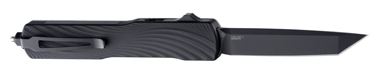 Hogue Counterstrike OTF Automatic: 3.35" Tanto Blade - Black Finish, Aluminum Case & G-Mascus Dark Earth G10 Cover - 34867 4 Hogue Counterstrike OTF Automatic: 3.35" Tanto Blade - Black Finish, Aluminum Case & G-Mascus Dark Earth G10 Cover - 34867 - Image 2