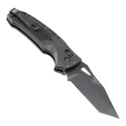 Hogue SIG K320 Nitron Manual Folder: 3.5" Tanto Blade - Black Cerakote Finish, Black Polymer Frame- 36360 -PATRIOT KNIFEWORKS Sales 36360 2 02263.1686161463