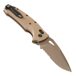 Hogue SIG K320 M17/M18 Manual Folder: 3.5" Drop Point Blade (Partially Serrated) - Coyote PVD Finish, Coyote Tan Polymer Frame - 36373 5 Hogue SIG K320 M17/M18 Manual Folder: 3.5" Drop Point Blade (Partially Serrated) - Coyote PVD Finish, Coyote Tan Polymer Frame - 36373 -PATRIOT KNIFEWORKS Sales 36373 2 58337.1686159600