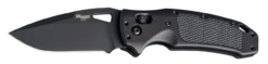 SIG K320 AXG Pro: 3.5" Drop Point Blade - Black Cerakote Finish, Matte Black Aluminum Frame & Solid Black G10 Insert - 36374