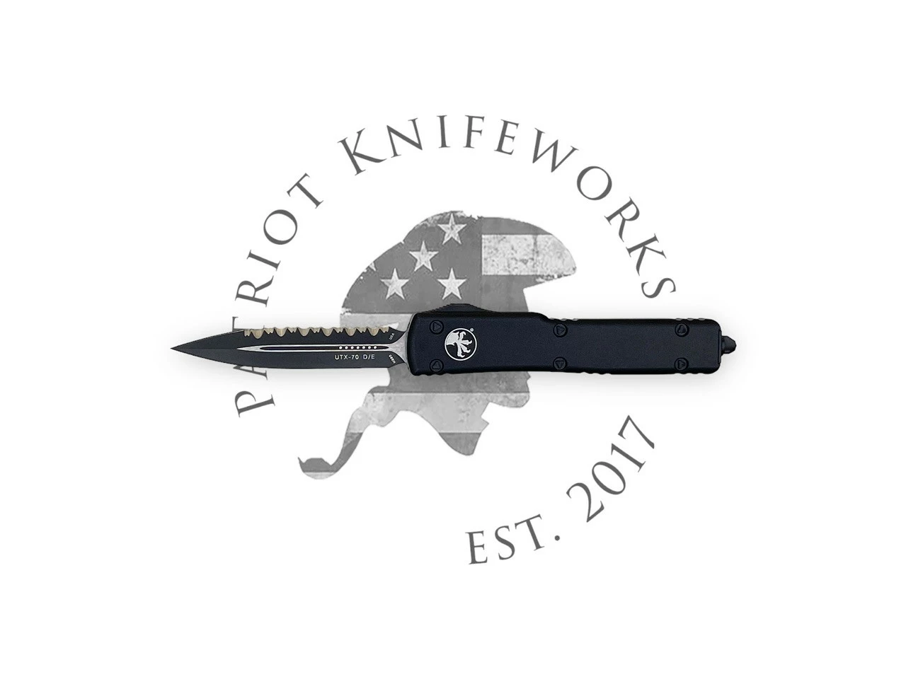 Microtech 147-3T UTX-70 D/E Tactical Full Serrated 3 Microtech 147-3T UTX-70 D/E Tactical Full Serrated