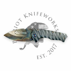 MEDFORD PRAE T S45VN VULCAN DP BLADE, PVD LIGHTNING HANDLES, FLM HW/CLIP, NP3 BREAKER