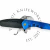 Medford Prae Slim Flipper S45VN PVD Tanto Blade, Faced/Blue Handles, Bronze HW, PVD Clip -PATRIOT KNIFEWORKS Sales 40A0532F 15AA 45ED 93EE 18748B7735BA 38952.1687452163