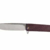 Medford M-48 S35VN Tumbled Blade, Red Alum Handle, Tumbled Spring, Flm HW, Clip