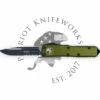 Microtech 231-2OD UTX-85 S/E OD Green Partial Serrated