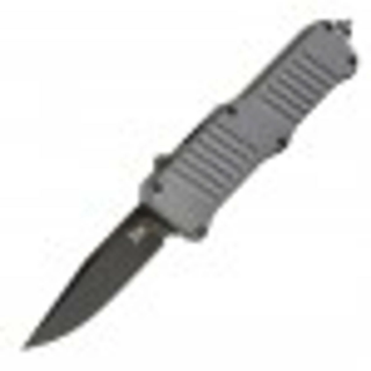 HK Mini Incursion OTF Automatic: 2.95" Clip Point Blade - Black PVD Finish, Matte Grey Aluminum Frame 3 HK Mini Incursion OTF Automatic: 2.95" Clip Point Blade - Black PVD Finish, Matte Grey Aluminum Frame