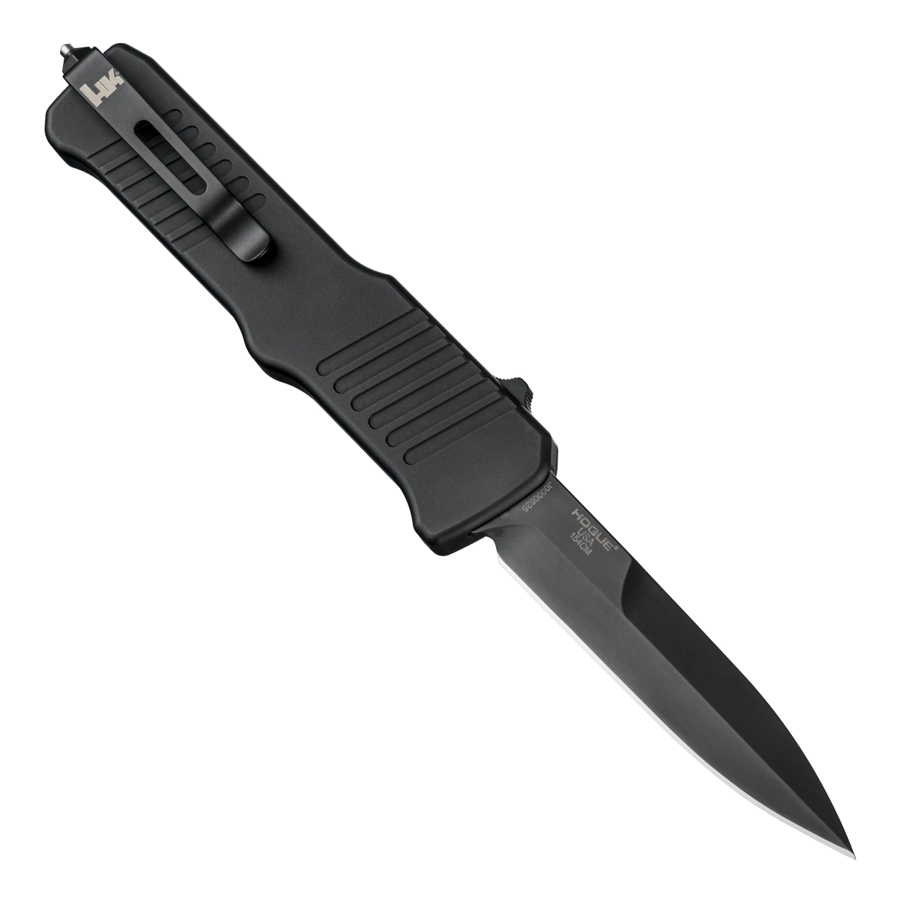 HK Incursion OTF Automatic: 3.9" Bayonet Blade - Black PVD Finish, Matte Black Aluminum Frame 4 HK Incursion OTF Automatic: 3.9" Bayonet Blade - Black PVD Finish, Matte Black Aluminum Frame - Image 2