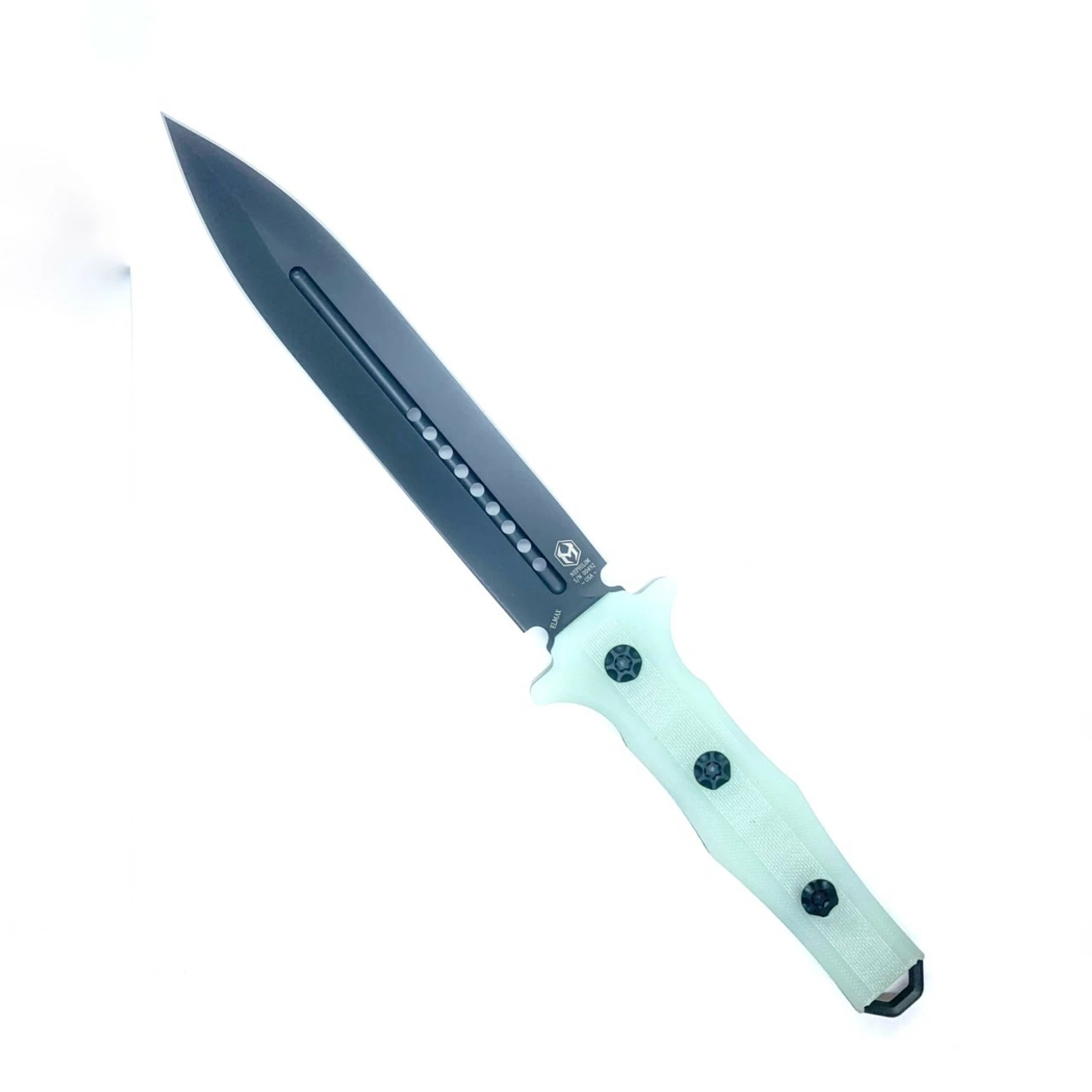 Heretic Knives H003-6A-JADE Nephilim Double Edge DLC Jade G10 3 Heretic Knives H003-6A-JADE Nephilim Double Edge DLC Jade G10