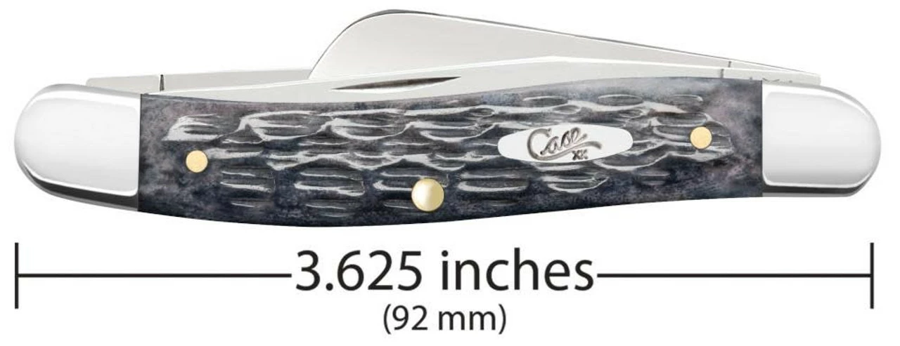 Case Knives 58413 Pocket Worn® Crandall Jig Gray Bone Medium Stockman 4 Case Knives 58413 Pocket Worn® Crandall Jig Gray Bone Medium Stockman - Image 2