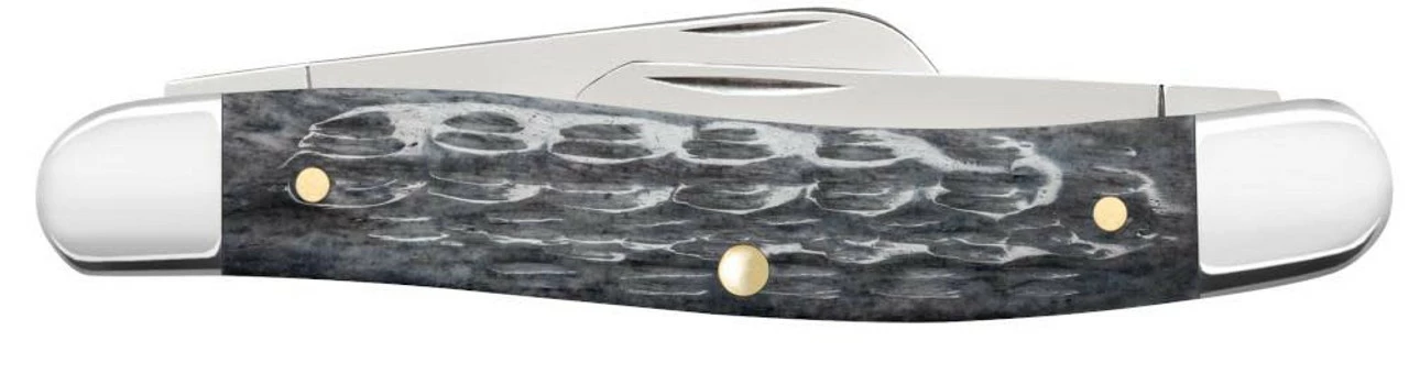 Case Knives 58413 Pocket Worn® Crandall Jig Gray Bone Medium Stockman 5 Case Knives 58413 Pocket Worn® Crandall Jig Gray Bone Medium Stockman - Image 3