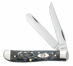 Case Knives 58414 Pocket Worn® Crandall Jig Gray Bone Mini Trapper