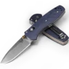 BENCHMADE 585-03 MINI BARRAGE - BLUE CANYON RICHLITE -PATRIOT KNIFEWORKS Sales 585 03 10 61636.1695056612