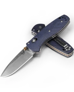 BENCHMADE 585-03 MINI BARRAGE - BLUE CANYON RICHLITE