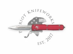Microtech 122-4RD Ultratech D/E Red Satin Standard