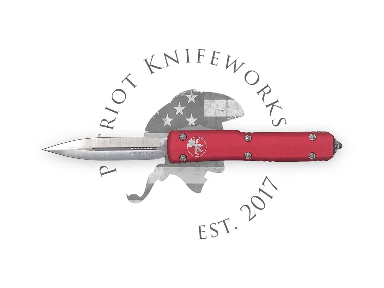Microtech 122-4RD Ultratech D/E Red Satin Standard 3 Microtech 122-4RD Ultratech D/E Red Satin Standard