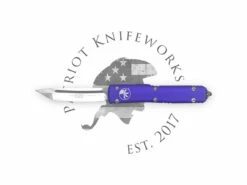Microtech 123-4PU Ultratech T/E Purple Satin Standard
