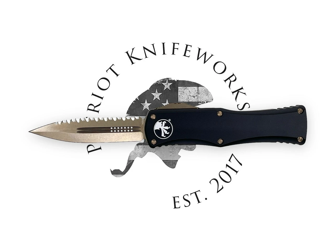 Microtech 702-15 Hera D/E Bronzed Full Serrated 3 Microtech 702-15 Hera D/E Bronzed Full Serrated