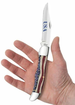 Patriotic Smooth Natural Bone Folding Hunter -PATRIOT KNIFEWORKS Sales 64130 185 6265 SS Folding Hunter PT04 39074.1650300270