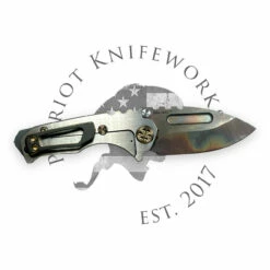 MEDFORD MICRO T S45VN VULCAN DO BLADE, FACED/SILVER HANDLES, BRZ HW/CLIP, NP3 BREAKER -PATRIOT KNIFEWORKS Sales 6DA41038 0855 4E9A 8722 4060A97CDAE2 47534.1695071157