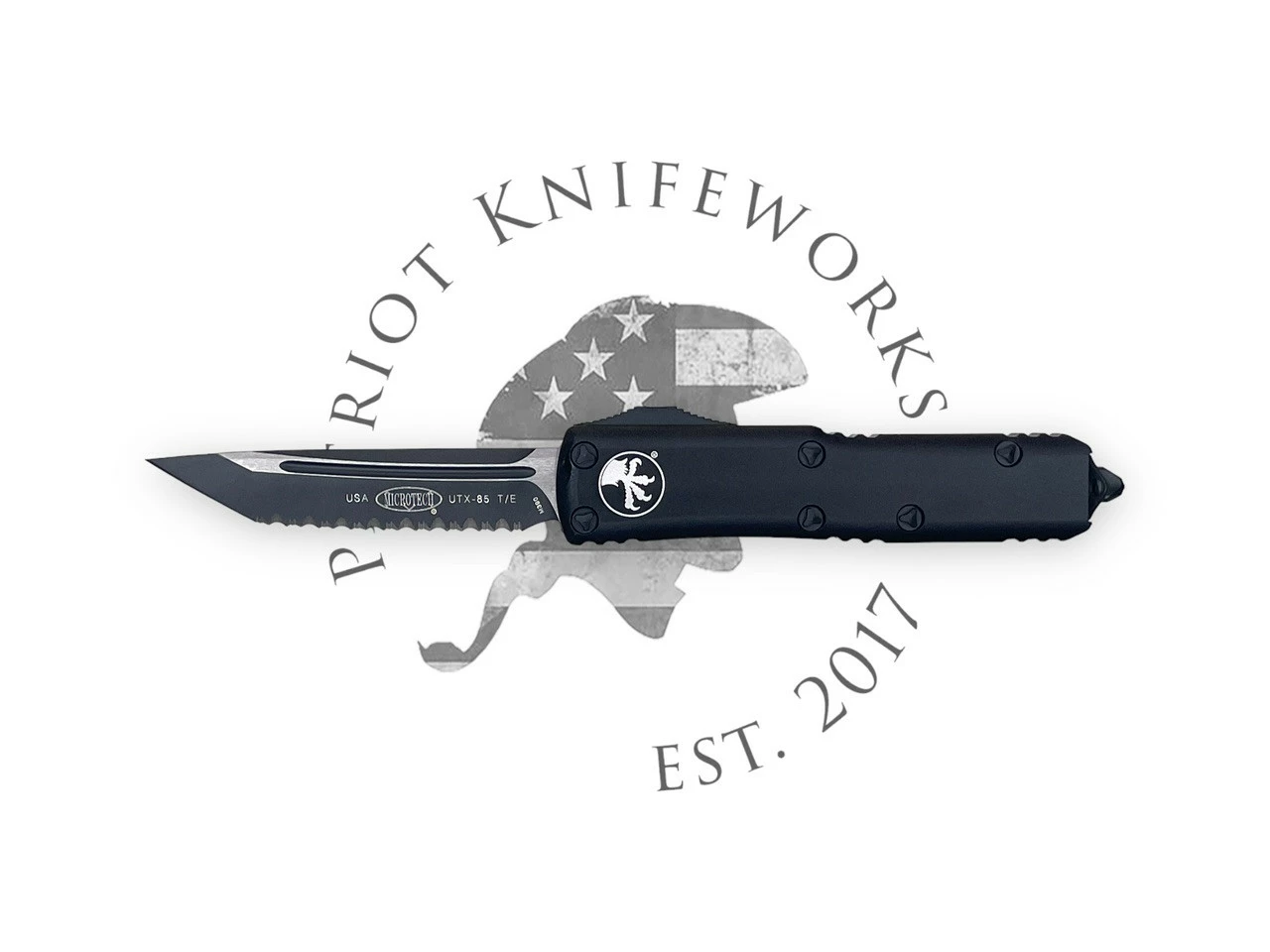 Microtech 233-3T UTX-85 T/E Tactical Full Serrated 3 Microtech 233-3T UTX-85 T/E Tactical Full Serrated