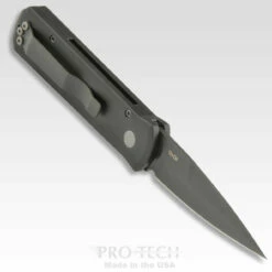 ProTech Pro-Tech 721 Godson - Black DLC Plain Blade, Black Aluminum Handles 5 ProTech Pro-Tech 721 Godson - Black DLC Plain Blade, Black Aluminum Handles -PATRIOT KNIFEWORKS Sales 721 right 14462.1686189219