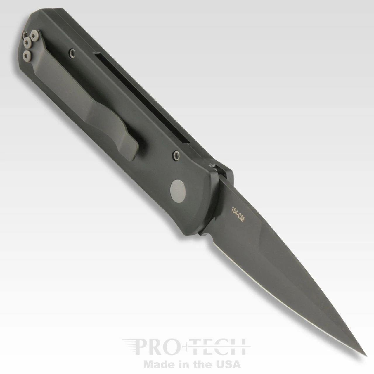 ProTech Pro-Tech 721 Godson - Black DLC Plain Blade, Black Aluminum Handles 4 ProTech Pro-Tech 721 Godson - Black DLC Plain Blade, Black Aluminum Handles - Image 2