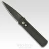 ProTech Pro-Tech 721 Godson - Black DLC Plain Blade, Black Aluminum Handles -PATRIOT KNIFEWORKS Sales 721 straight 27506.1686189219